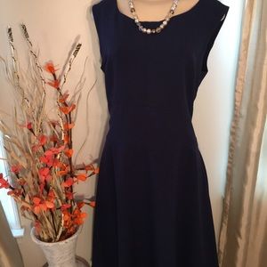 Classic navy career dress Marc NY dress Sz 12